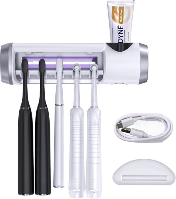 Toothbrush Cleaner with Drying