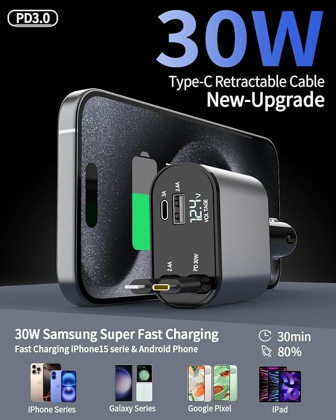 Retractable Car Charger - Image 4