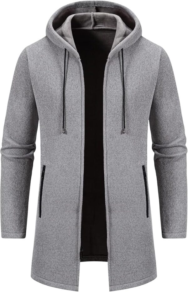 Men's Long Cardigan - Image 4